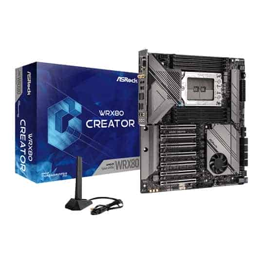 ASRock WRX80 CREATOR R2.0 AMD Threadripper Pro PCIe 4.0 eATX Motherboard